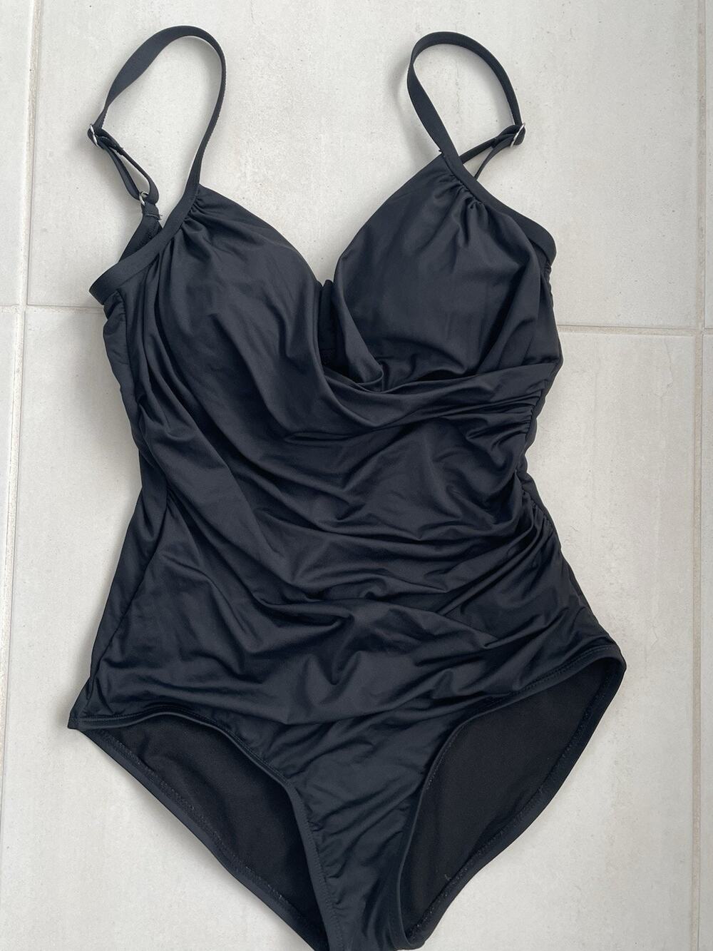 Jantzen Swim One Piece Swimsuit Ruched Swimwear Beach Summer